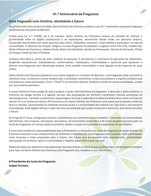 41 Aniversario