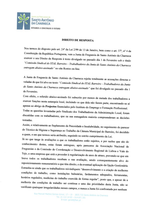 Direito De Resposta 1
