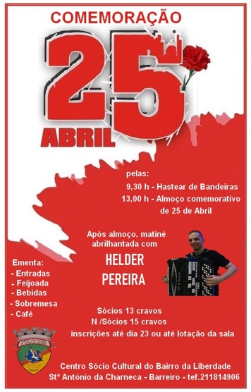 Comemoracoes 25 Abril
