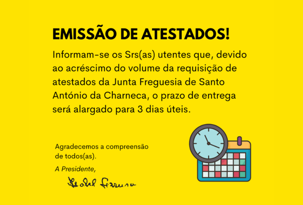 Emissão de Atestados
