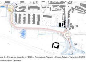 Variante que liga Vila Chã à futura rotunda de Santo António declarada de utilidade pública
